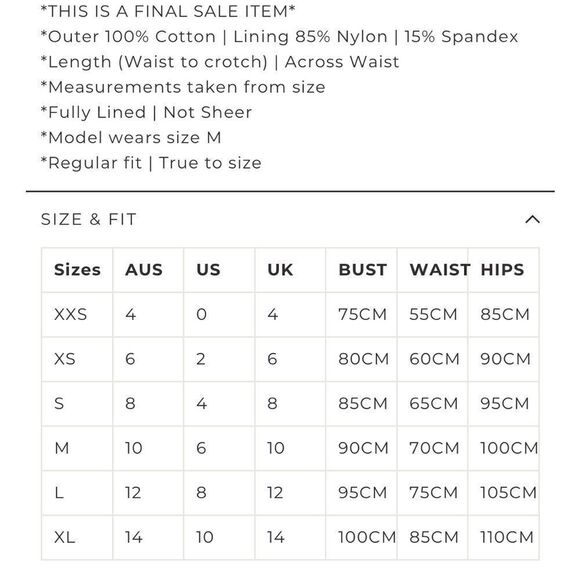 Sabo Swim Avani Crochet Bottom M NWT - Picture 6 of 6